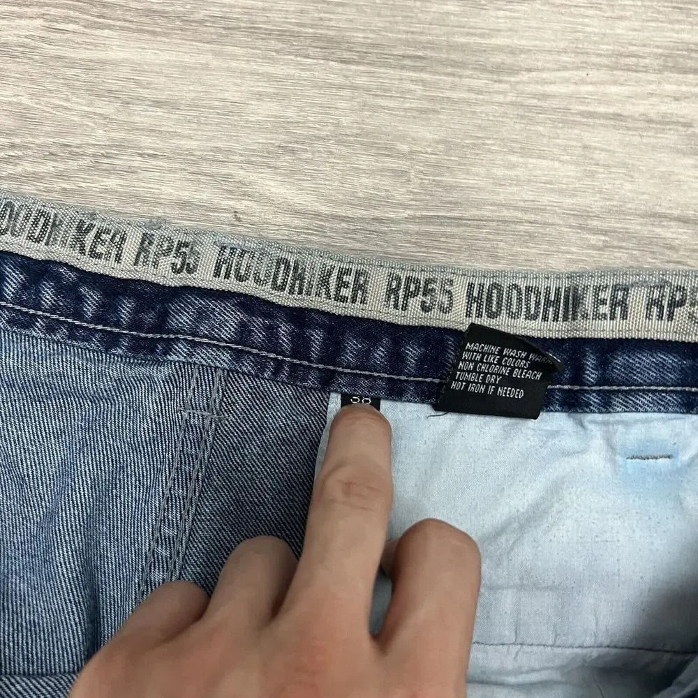 Vintage Jeans Mens 38x33 Blue Baggy Rave‎ Cargo Skate Y2K Cyber Jnco Southpole